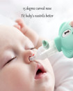 High Quality Baby Manicure Pedicure Kit Nail Clipper Scissor Tweezer File Bear Nasal Aspirator for Newborn Infant Toddler Mint Green